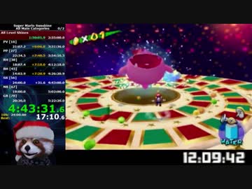 スーパーマリオサンシャイン All Main Categories RTA 10:22:05 Part11/23