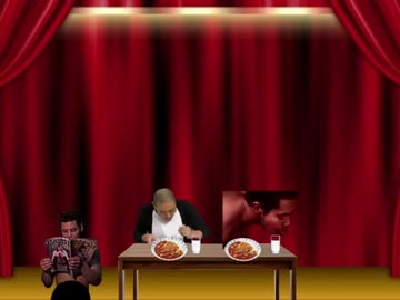 野獣とMURの激辛カレー早食い対決