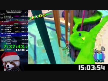 スーパーマリオサンシャイン All Main Categories RTA 10:22:05 Part18/23