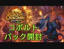 【ハースストーン】新弾！「コボルトと秘宝の迷宮」パック開封動画