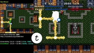 【37秒の】SNES TAS Soul Blazer 1:43:07.65　2/7【短縮】