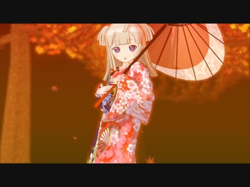 月川ちり　紅葉　モデルターンテーブル