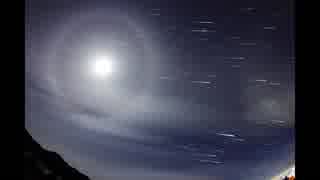 薄雲が通過する星空を撮ってみた