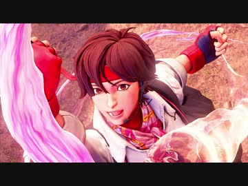 ストリートファイターＶアーケード 新キャラ『さくら』参戦PV【高画質】