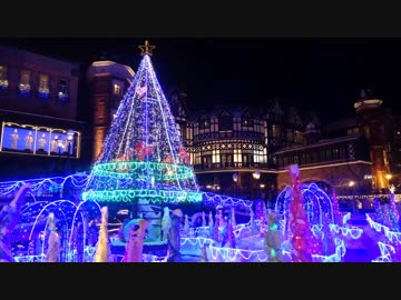 白い恋人パークのイルミネーション