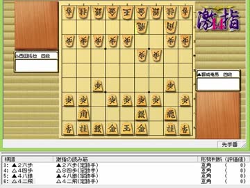気になる棋譜を見よう１２００（都成四段　対　西田四段）