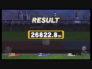 【スマブラWiiU ホムコン】 1人協力 ワリオ＆ロイ 26822.8m +α