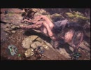 [擬似1080p画質テスト]MHWβ ハンマーソロ リオレウス&アンジャナフ討伐 後編