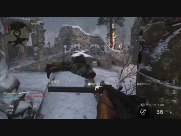 【Call of Duty WWII】加齢た声でゲームを実況～弾多き百式～　22