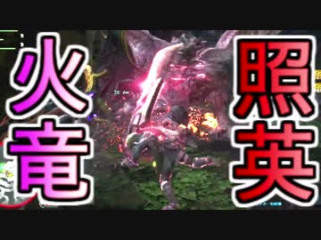 MHWβで照英とプロハン4人がレウスと戦う動画ください