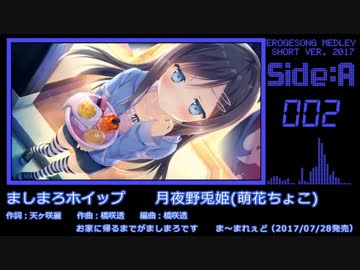 【2017年版】エロゲソングショートメドレー200曲【Side-A】