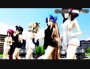 【MMD艦これ】神風型5人でCarry Me Off　DTを殺すセーターローアングルVer.
