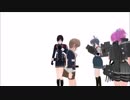 【MMD刀艦乱舞】薬研と不知火、包丁と霞でゴーストルール