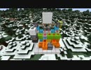 【Minecraft】 わずか６分で「スライド式隠しドア」が作れる動画 【1.15】