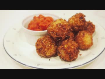 【ニコめし】ポテトコロッケ【コンビニ食材で】