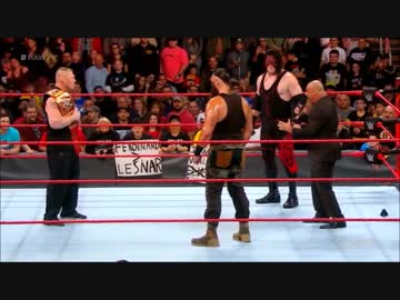 【WWE】今週のストローマンとケインとレスナー【RAW 12.18】