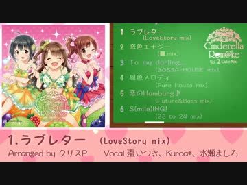 【C93】 Cinderella Rem@ke Vol.2 -Cute Mix- 試聴版 【デレマスアレンジ】