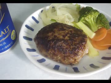 【のび～る】さけるチーズinハンバーグ【のび～る】