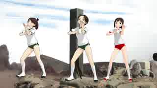 【MMD艦これ】吹雪、綾波、敷波 富士山山頂 Pink Cat