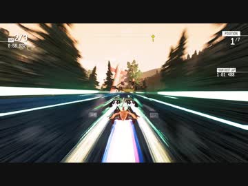 Redout Career17(ClassII-6) "Glowing Caves Race" 3 laps Clean Run