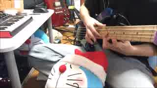 【非リア】戦場のメリークリスマス ベース一本で弾いてみた