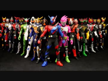 ホモと聴く平成KMNライダーOPメドレー.2018→2001