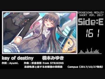 【2017年版】エロゲソングショートメドレー200曲【Side-E】