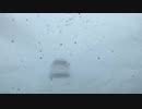 大雪で視界ゼロ＠北海道・深川