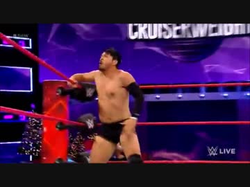 【WWE】ヒデオ・イタミvsブライアン・ケンドリック【RAW 12.25】