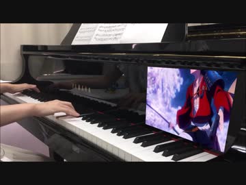 【活撃 刀剣乱舞】ヒカリ断ツ雨をピアノ弾いてみた【OP】