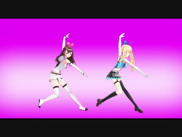 【MMD】ミライアカリとキズナアイでふたりのきもちのほんとのひみつ