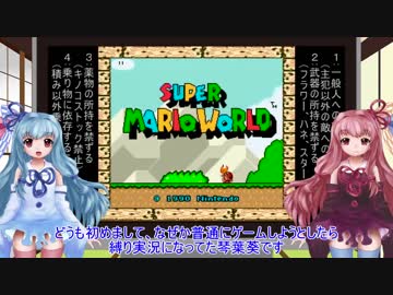 葵は悪い子になってほしくないねん01[マリオワールドゆる縛り実況]