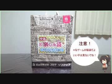 【2018年エロゲ福袋】1000円のエロゲ福袋開封【実況】