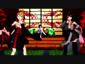 【MMD】プリンツと金剛で言ノ葉遊戯　1080p対応