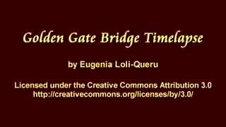 Golden Gate Bridge Timelapse HD Stock Video　坂本勝直