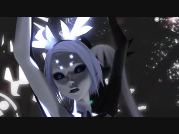 【MMD】Phosphorescent RinとCarbon Black Mikuでリバーシブル・キャンペーン