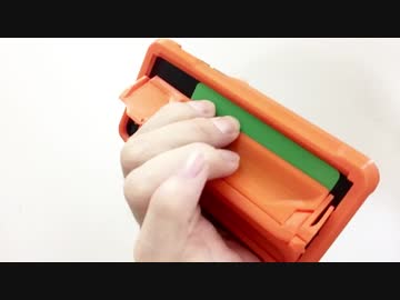 変形すると持ちやすくなるスマホケースを作ってみた。