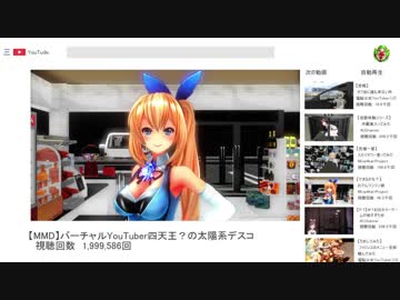 【MMD】バーチャルYouTuberで太陽系デスコ【再アップ】