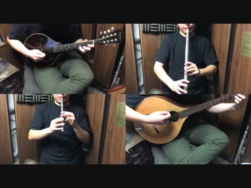 アズールレーンのお正月イベ曲をアイリッシュ楽器等で演奏してみた。