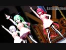 【MMD艦これ】江風山風海風でSatisfaction　新妻コスプレローアングルVer.