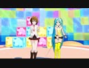 [MMD]Lat式改変MEIKOとyellowミクで「カラフル×セクシィ」