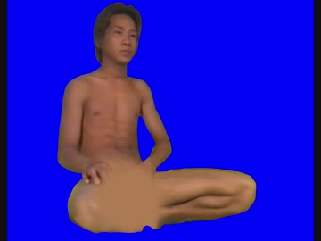 座禅を組むマジメ君BB