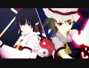 [東方MMD]霊夢とフランの弾幕ごっこ[二人の紅白]