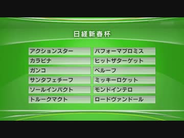 最終追い切り日経新春杯2018 GⅡ
