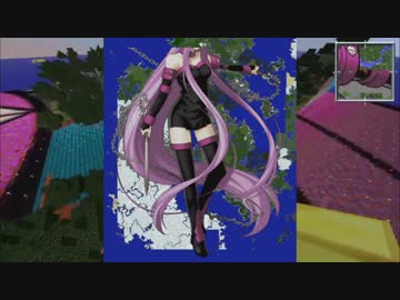 【Minecraft】世界一でっかい地上絵作るよ！Part38