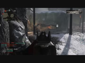 【Call of Duty WWII】加齢た声でゲームを実況～強化されたＭ1928～　27