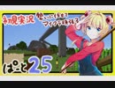 【初見実況】勢いに任せてマイクラ頑張る　☆25(まったり回2)