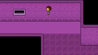 【undertale】Ruinsの穴があるマップの謎の壁