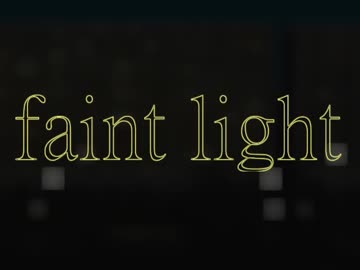 【ニコラップ】 faint light 【Geppei】