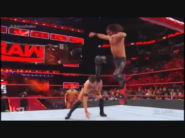 【WWE】セス・ロリンズvsフィン・ベイラー【RAW 1.15】